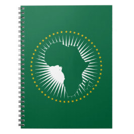 Vlag van de Afrikaanse Unie (Afrika) (Panafrica) Notitieboek