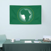 Vlag van de Afrikaanse Unie (Afrika) (Panafrica) Spandoek (Beurs)