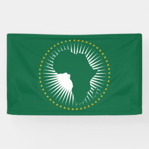 Vlag van de Afrikaanse Unie (Afrika) (Panafrica) Spandoek