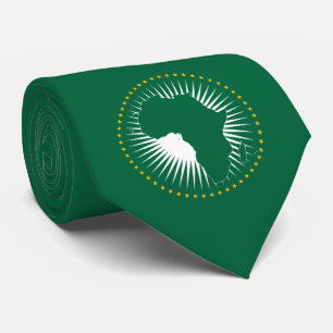 Vlag van de Afrikaanse Unie (Afrika) (Panafrica) Stropdas