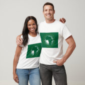 Vlag van de Afrikaanse Unie (Afrika) (Panafrica) T-shirt (Unisex)