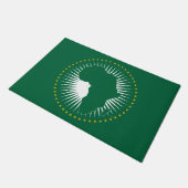 Vlag van de Afrikaanse Unie (Afrika) (Panafrika) Deurmat (Schuin)