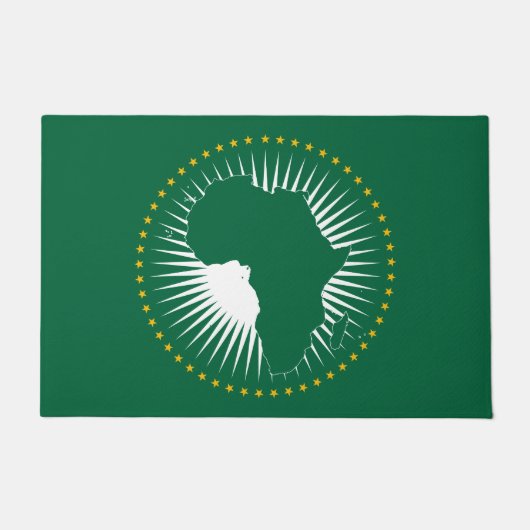 Vlag van de Afrikaanse Unie (Afrika) (Panafrika) Deurmat (Voorkant)