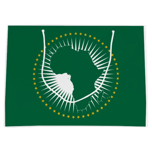 Vlag van de Afrikaanse Unie (Afrika) (Panafrika) Groot Cadeauzakje (Voorkant)