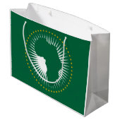 Vlag van de Afrikaanse Unie (Afrika) (Panafrika) Groot Cadeauzakje (Achterkant Gekanteld)