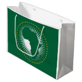 Vlag van de Afrikaanse Unie (Afrika) (Panafrika) Groot Cadeauzakje (Voorkant Gekanteld)