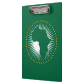 Vlag van de Afrikaanse Unie (Afrika) (Panafrika) Klembord (Links)