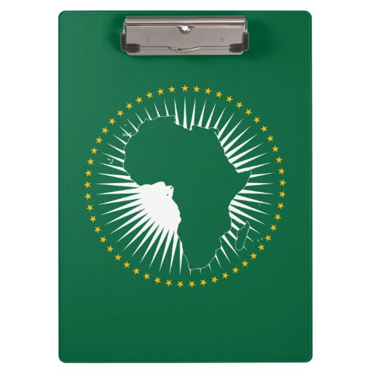 Vlag van de Afrikaanse Unie (Afrika) (Panafrika) Klembord (Voorkant)