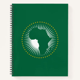 Vlag van de Afrikaanse Unie (Afrika) (Panafrika) Notitieboek