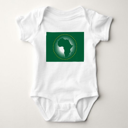 Vlag van de Afrikaanse Unie (Afrika) (Panafrika) Romper (Voorkant)