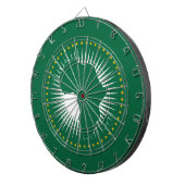 Vlag van de Afrikaanse Unie (continentaal Afrika) Dartbord (Voorkant Rechts)