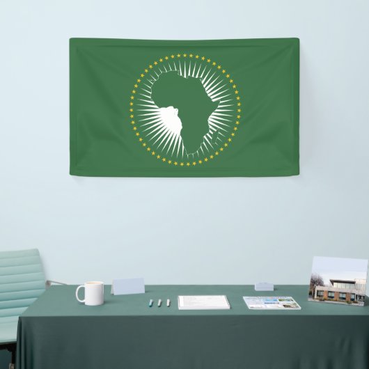 vlag van de Afrikaanse Unie Spandoek (Beurs)