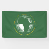 vlag van de Afrikaanse Unie Spandoek (Horizontaal)