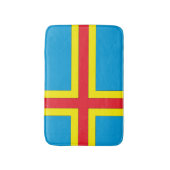 vlag van de Alandeilanden Badmat (Voorkant Verticaal)