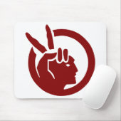 Vlag van de American Indian Movement Muismat (Met muis)
