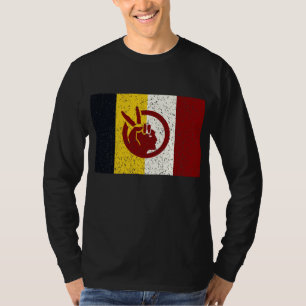 Vlag van de American Indian Movement T-shirt