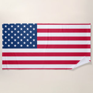 Vlag van de Amerikaanse "Beach Towel" Strandlaken
