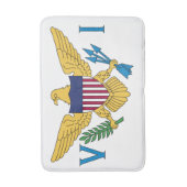 Vlag van de Amerikaanse Maagdeneilanden Badmat (Voorkant Verticaal)