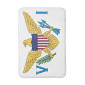 Vlag van de Amerikaanse Maagdeneilanden Badmat (Voorkant Verticaal)