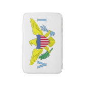 Vlag van de Amerikaanse Maagdeneilanden Badmat (Voorkant Verticaal)