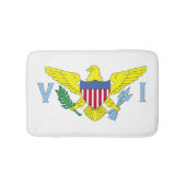 Vlag van de Amerikaanse Maagdeneilanden Badmat (Voorkant)