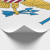 Vlag van de Amerikaanse Maagdeneilanden Cadeaupapier (Hoek)