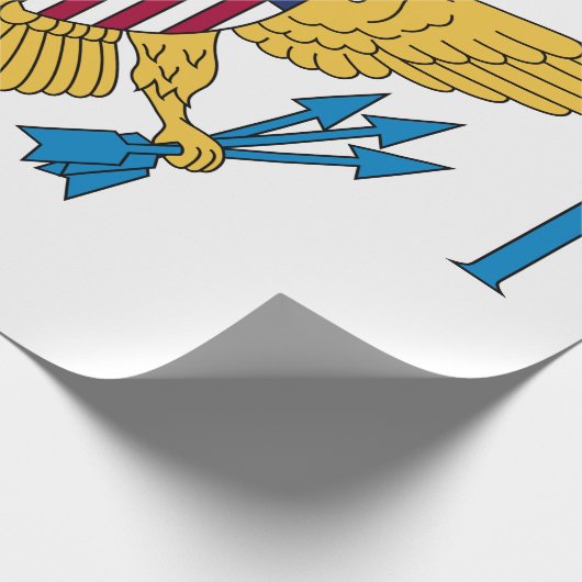 Vlag van de Amerikaanse Maagdeneilanden Cadeaupapier (Hoek)