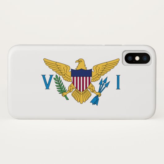 Vlag van de Amerikaanse Maagdeneilanden Case-Mate iPhone Case (Achterkant (horizontaal))