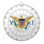 Vlag van de Amerikaanse Maagdeneilanden Dartbord (Voorkant)