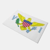 Vlag van de Amerikaanse Maagdeneilanden Deurmat (Schuin)