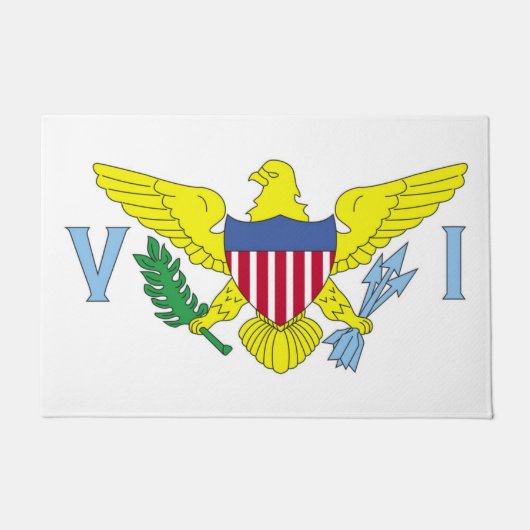 Vlag van de Amerikaanse Maagdeneilanden Deurmat (Voorkant)