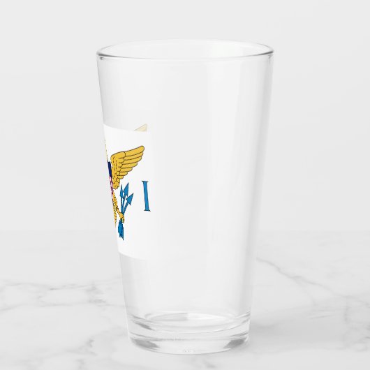 Vlag van de Amerikaanse Maagdeneilanden Glas (Links)