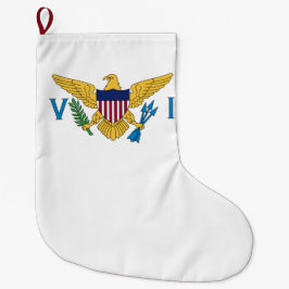 Vlag van de Amerikaanse Maagdeneilanden Grote Kerstsok
