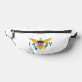 Vlag van de Amerikaanse Maagdeneilanden Heuptasje (Liggend)