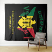 Vlag van de Amerikaanse Maagdeneilanden, klasse va Wandkleed (In Situ (horizontaal))