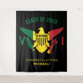 Vlag van de Amerikaanse Maagdeneilanden, klasse va Wandkleed (Voorkant)