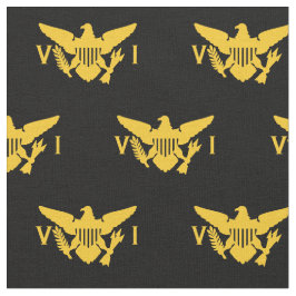 Vlag van de Amerikaanse Maagdeneilanden (klein) zw Stof