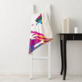 Vlag van de Amerikaanse Maagdeneilanden, kleurrijk Sherpa Deken (In situ)