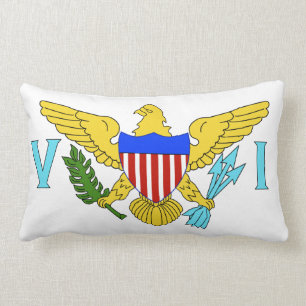 vlag van de Amerikaanse Maagdeneilanden Kussen