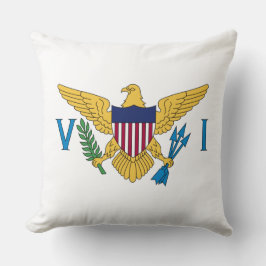 Vlag van de Amerikaanse Maagdeneilanden Kussen