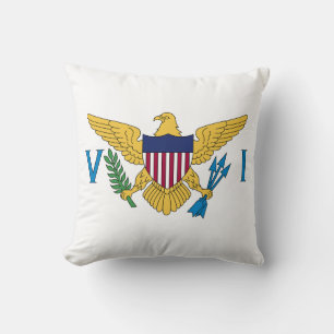 Vlag van de Amerikaanse Maagdeneilanden Kussen