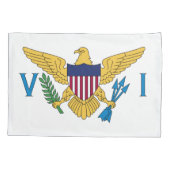 Vlag van de Amerikaanse Maagdeneilanden Kussensloop (Achterkant)