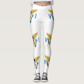 Vlag van de Amerikaanse Maagdeneilanden Leggings (Voorkant)