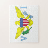 Vlag van de Amerikaanse Maagdeneilanden Legpuzzel (Verticaal)