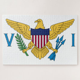 Vlag van de Amerikaanse Maagdeneilanden Legpuzzel