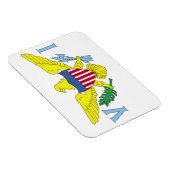 Vlag van de Amerikaanse Maagdeneilanden Magneet (Rechterzijde)
