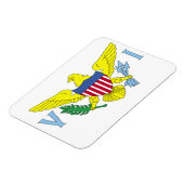 Vlag van de Amerikaanse Maagdeneilanden Magneet (Linkerzijde)