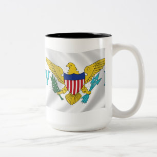 Vlag van de Amerikaanse Maagdeneilanden mok