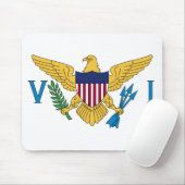 Vlag van de Amerikaanse Maagdeneilanden Muismat (Met muis)