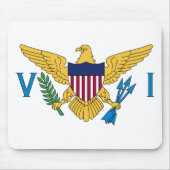 Vlag van de Amerikaanse Maagdeneilanden Muismat (Voorkant)